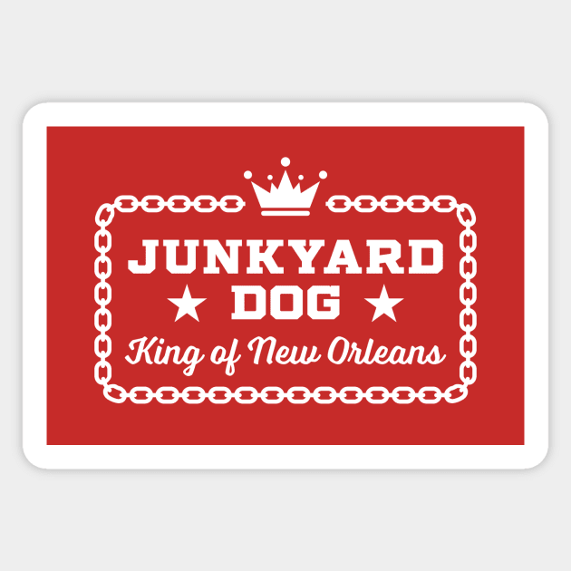 Junk Yard Dog Chain Sticker by Mark Out Market